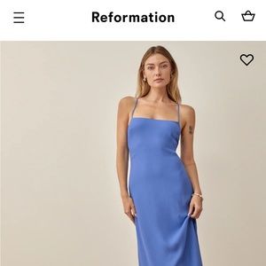 Reformation Dover Dress in RED size 8!